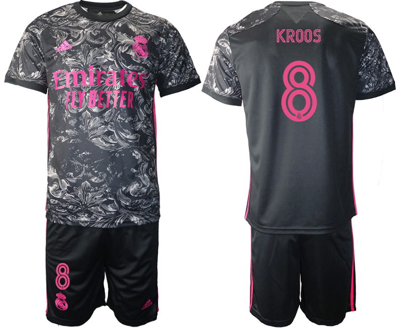 2021 Men Real Madrid away #8 soccer jerseys->bayern munich jersey->Soccer Club Jersey